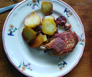 Poêlée de patates à la graisse de canard