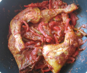 Poulet basquaise