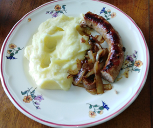 Saucisse Purée ! comme à la cantine