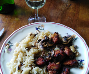 Riz au champignons