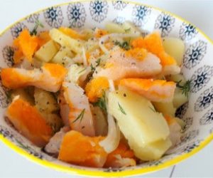 Salade patate/haddock