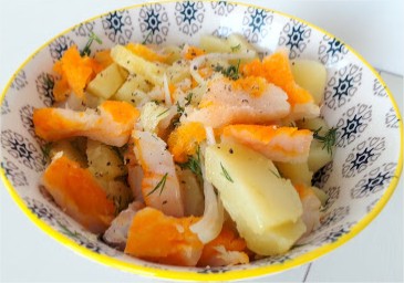 Salade patate/haddock