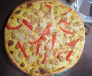 Pizza « tutti curry »