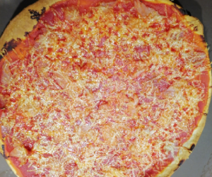 Pizza « margherita jambon »