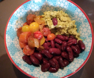 Bol petits pois , haricots rouges …