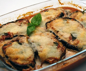 Aubergines au parmesan