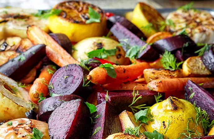 Légumes rôtis au four