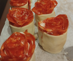 Fleur feuilleté chorizo