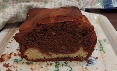 Gâteau marbré au chocolat