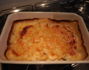 Gratin cèleri branche / champignons