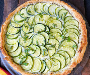 Tarte aux courgettes