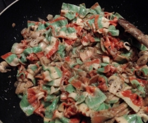 Pates aux champignons
