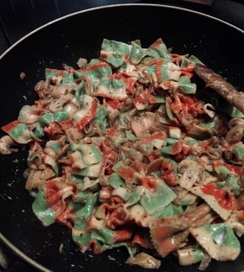 Pates aux champignons