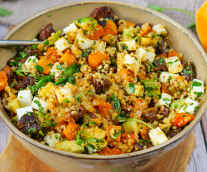 Salade tiède butternut-boulgour