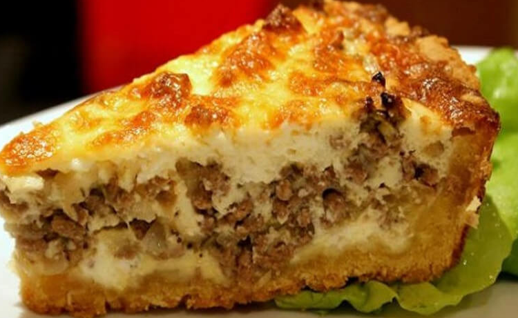 Quiche à la viande hachée