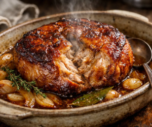 Rouelle de porc cuisson lente